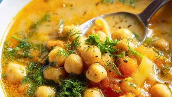 Easy Greek Chickpea Soup