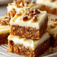 Decadent Carrot Cake Bars with Cream Cheese Frosting