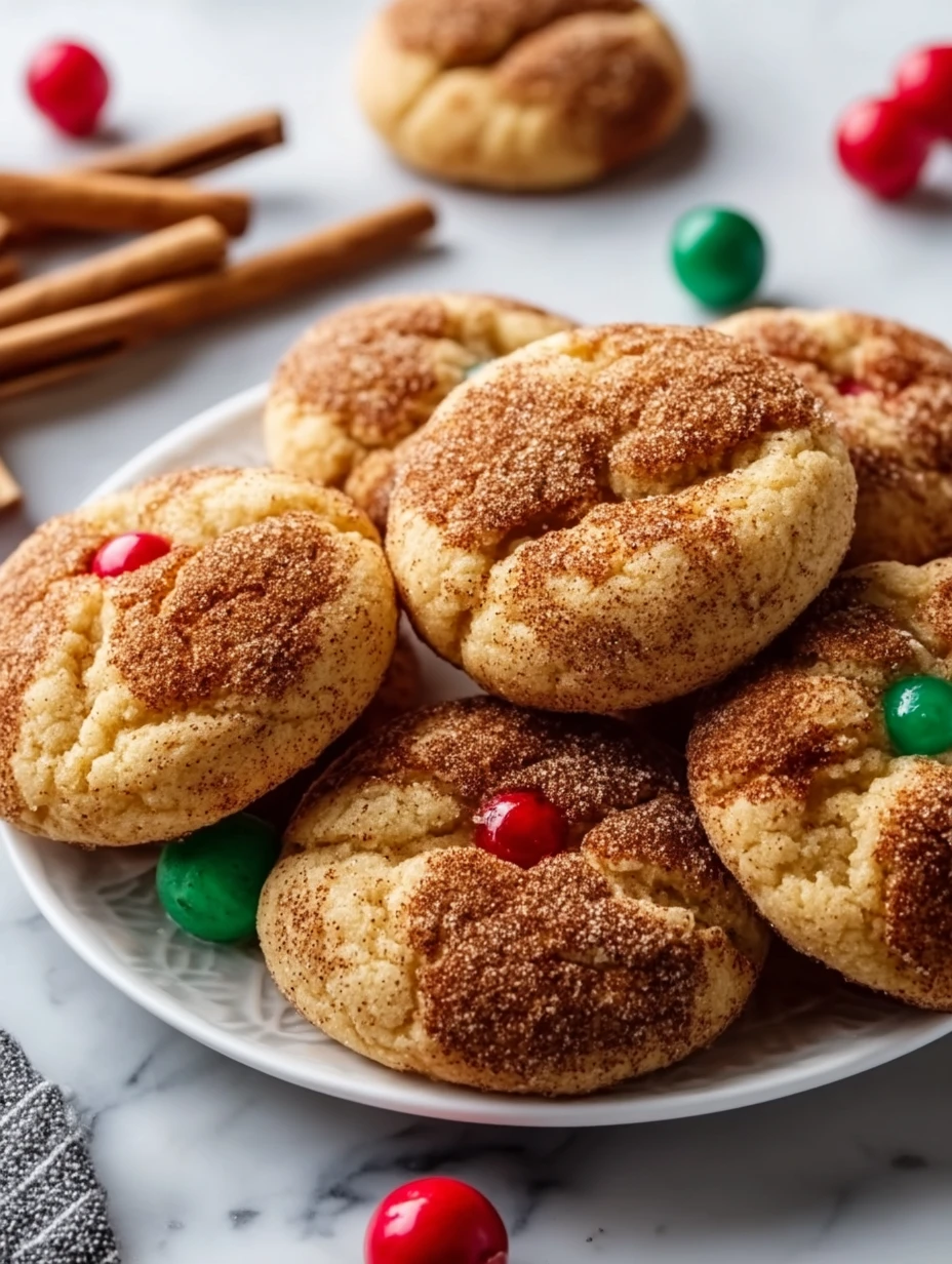 Gluten Free Christmas Snickerdoodles