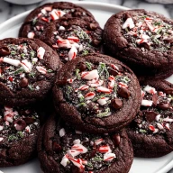 Double Chocolate Peppermint Cookies