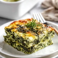 Easy Feta and Spinach Casserole