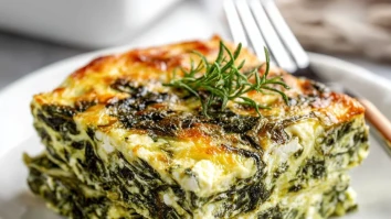 Easy Feta and Spinach Casserole