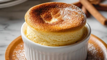 Eggnog Soufflé With Holiday Spices
