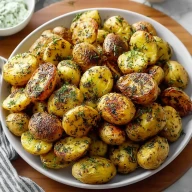 Golden Herb Roasted Baby Potatoes