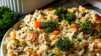 Healthy Chicken and Rice Casserole