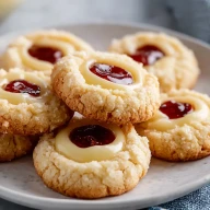 Mouthwatering Cheesecake Thumbprint Cookies