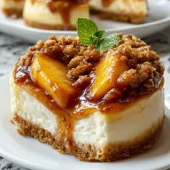 Peach Cobbler Cheesecake Fusion