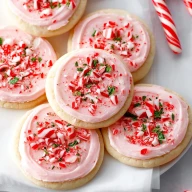 Peppermint Sugar Cookies