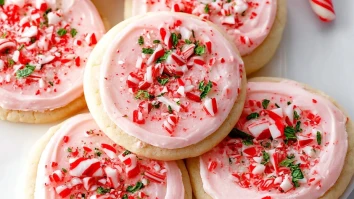 Peppermint Sugar Cookies