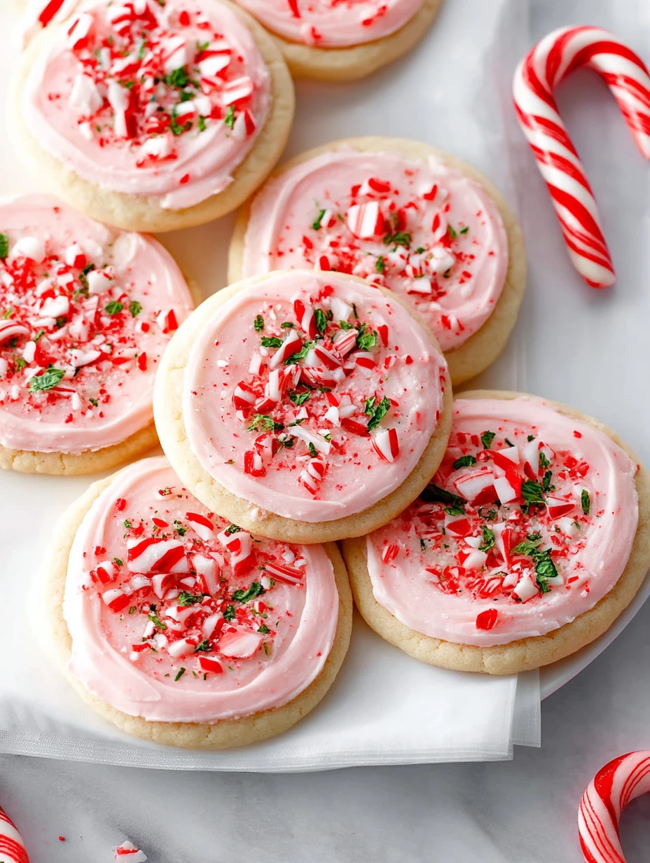 Peppermint Sugar Cookies