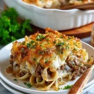 Simple French Onion Beef Casserole