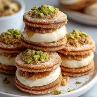 Baklava Cream Sandwich Cookies