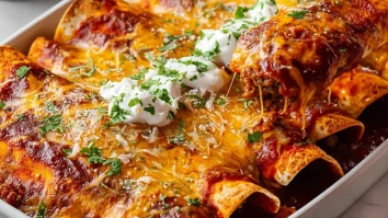 Beef Enchiladas With Red Sauce