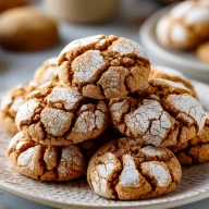 Brown Butter Cinnamon Crinkle Cookies