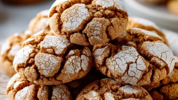 Brown Butter Cinnamon Crinkle Cookies