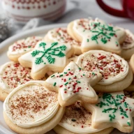 Christmas Eggnog Sugar Cookies