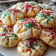 Christmas Ooey Gooey Butter Cookies
