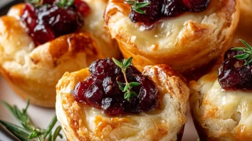 Cranberry Brie Bites