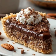 Dreamy No-Bake German Chocolate Pie