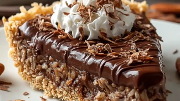 Dreamy No-Bake German Chocolate Pie