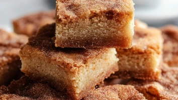 Easy Cinnamon Sugar Blondies