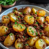 Easy Ground Beef Potato
