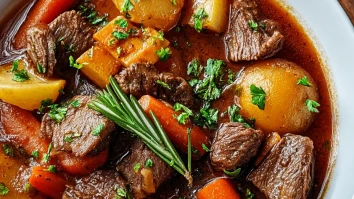 Easy Homemade Beef Stew
