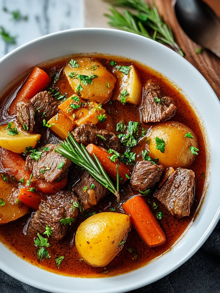 Easy Homemade Beef Stew