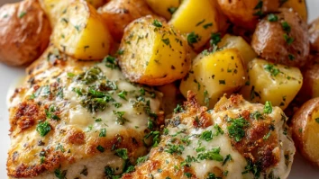 Garlic Parmesan Chicken and Potatoes
