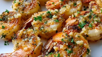 Garlic Parmesan Shrimp Skewers