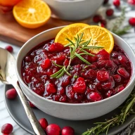 Homemade Cranberry Orange Sauce