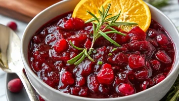 Homemade Cranberry Orange Sauce