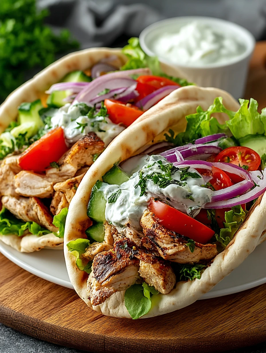 Irresistible Greek Chicken Gyros