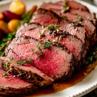 Juiciest Top Round Roast