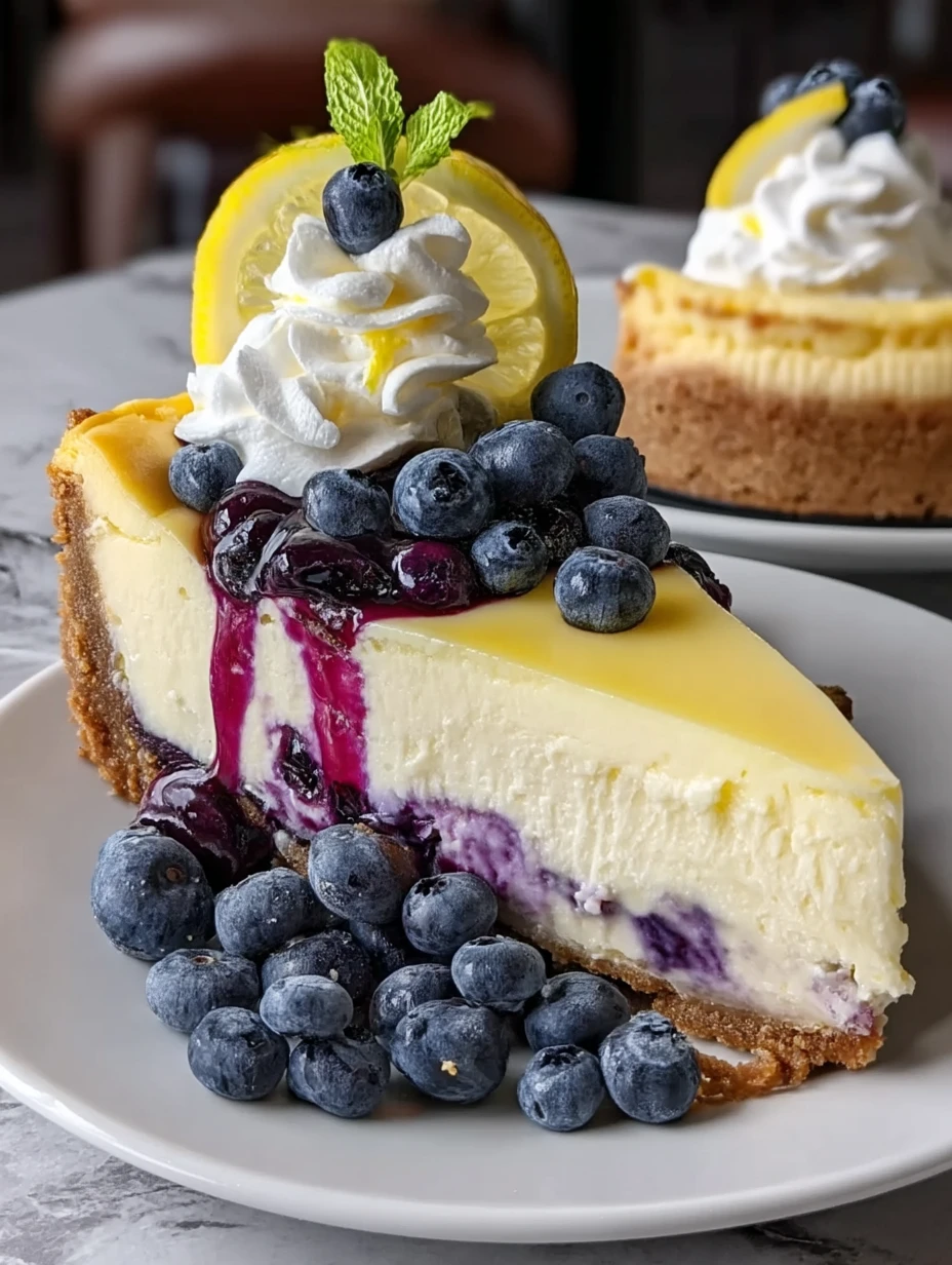 Lemon Blueberry Cheesecake Magic