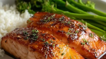 Mouthwatering Maple Glazed Baked Salmon