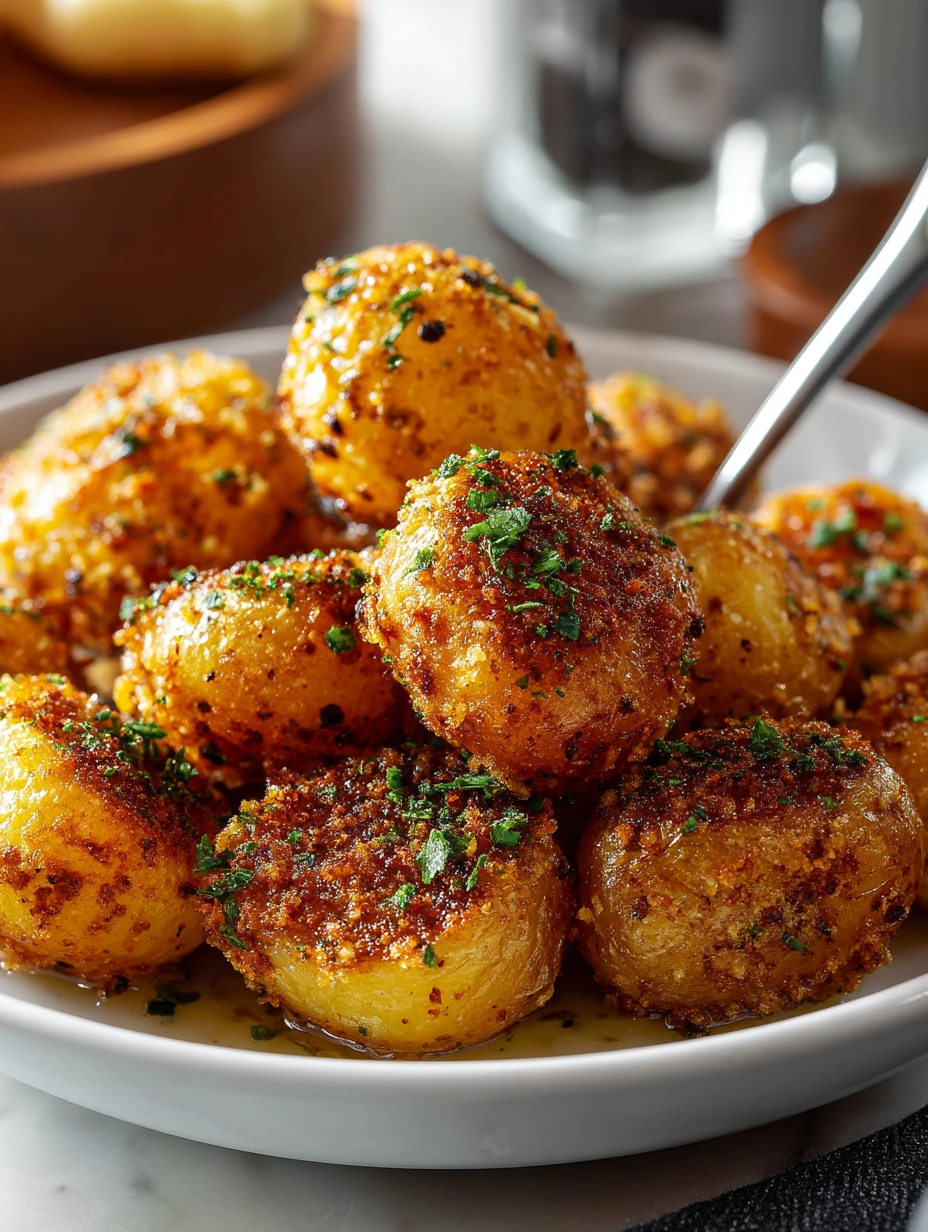Mustard Potato Poppers