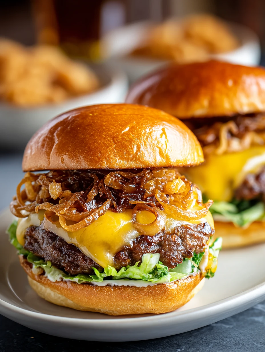 Oklahoma Fried Onion Burgers