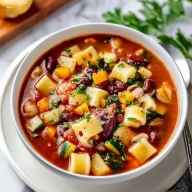 Olive Garden Copycat Minestrone Soup