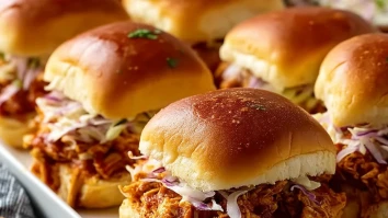 Quick BBQ Chicken Sliders