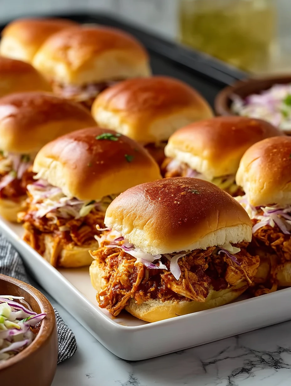 Quick BBQ Chicken Sliders