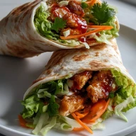 Sweet Chili Chicken Wraps