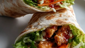 Sweet Chili Chicken Wraps