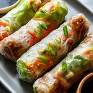 Taste Air Fryer Rice Paper Noodle Rolls