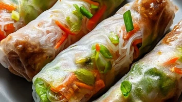 Taste Air Fryer Rice Paper Noodle Rolls