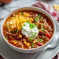 Best Crockpot Ground Beef Taco Soup