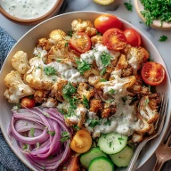 Cauliflower Shawarma Bowl (Easy Sheet Pan Dinner)