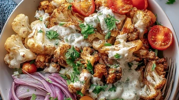 Cauliflower Shawarma Bowl (Easy Sheet Pan Dinner)