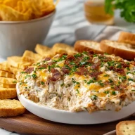 Cheesy Crack Chicken Dip