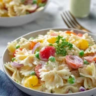 Creamy Bow Tie Pasta Salad